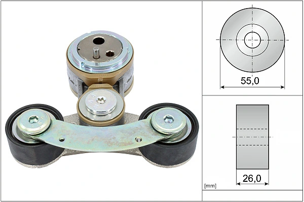 Belt Tensioner, V-ribbed belt